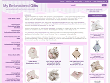 Tablet Screenshot of myembroideredgifts.com